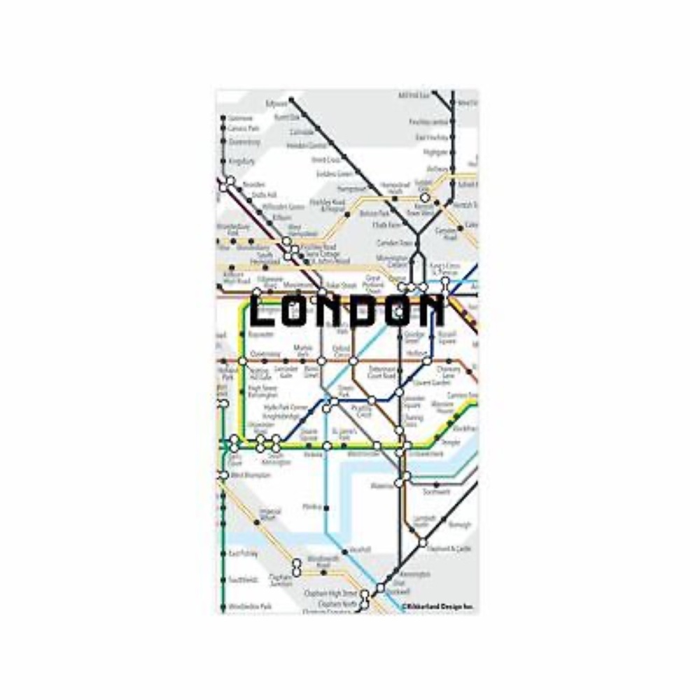 Kirkkerland Design London Tube Map Magnet